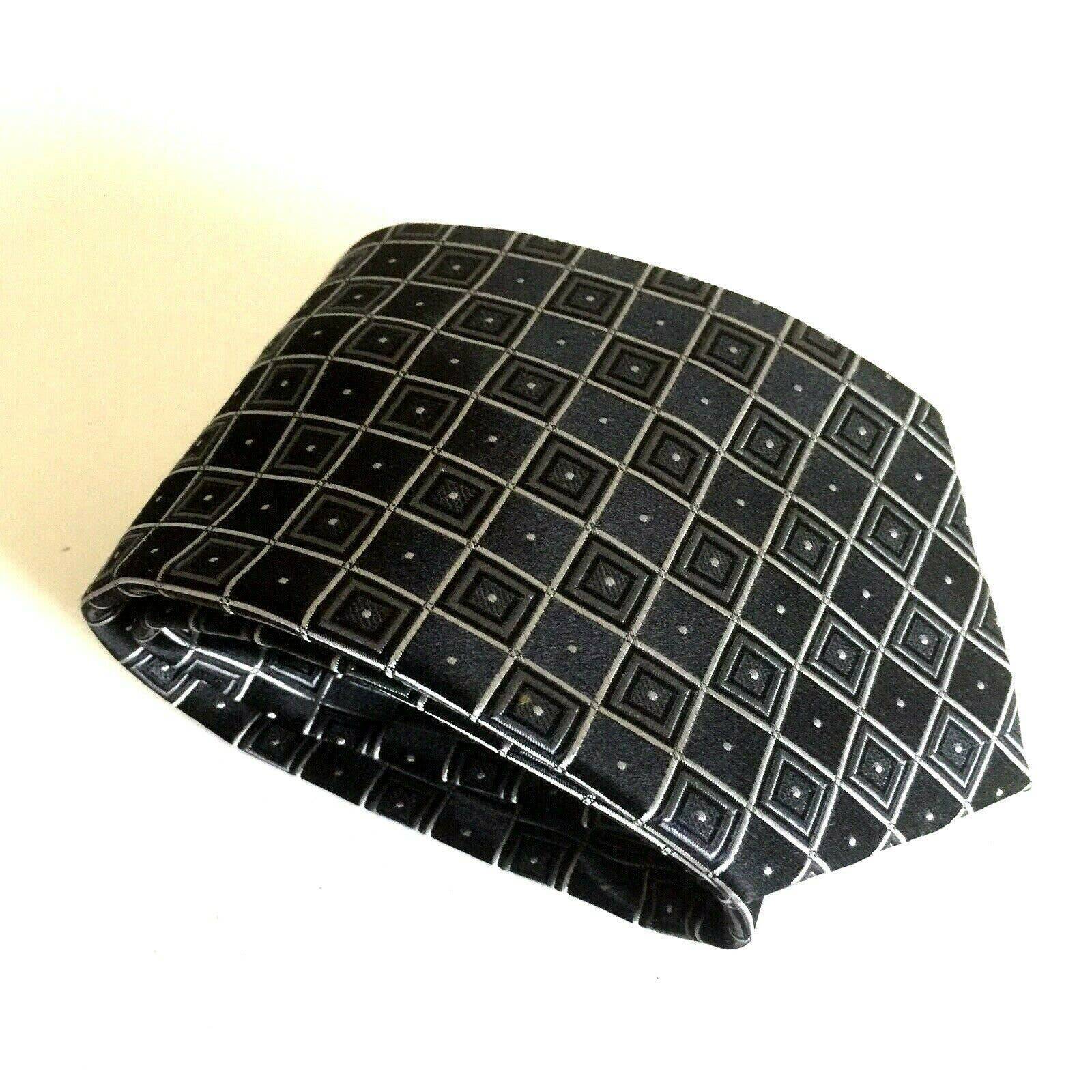 Donald Trump Tie Black Square Checker