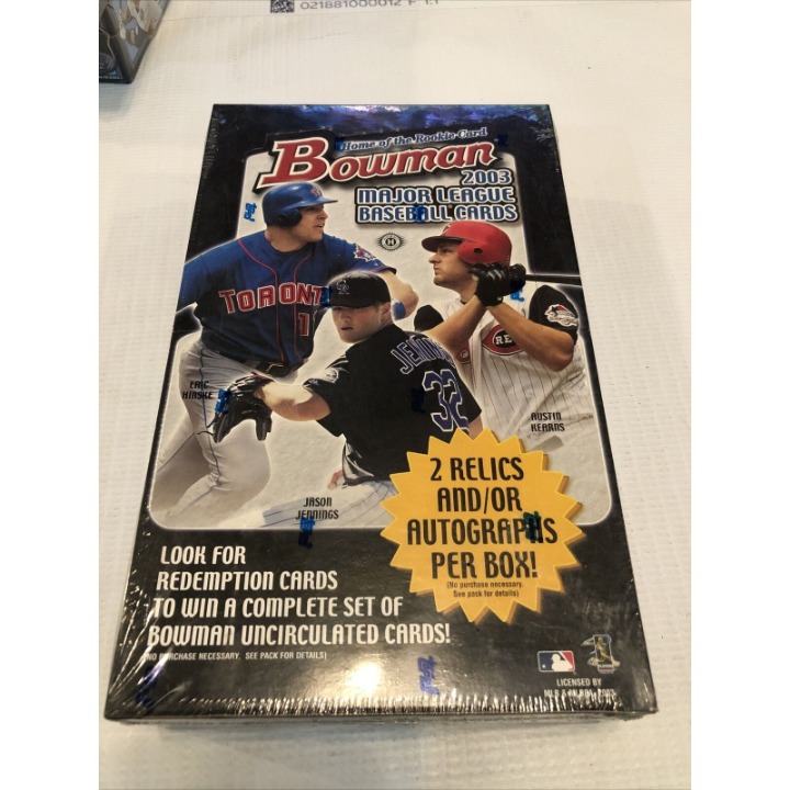 2003 Bowman baseball factory sealed