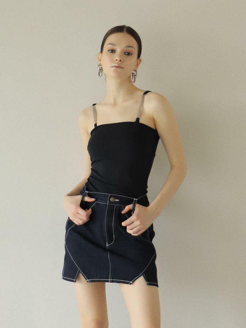 人気ブランド新作豊富 the Melt Lady Black Camisole Ball Mirror トップス