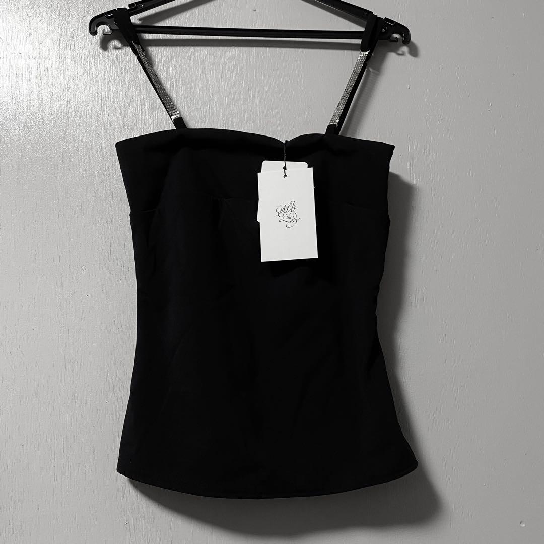 Melt the Lady Mirror Ball Camisole Black
