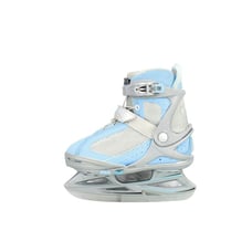 Jackson Kids Blue Nylon Lace Up Comfort Adjustable Ice Skate Shoes Size 1-3