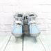 Jackson Kids Blue Nylon Lace Up Comfort Adjustable Ice Skate Shoes Size 1-3