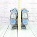 Jackson Kids Blue Nylon Lace Up Comfort Adjustable Ice Skate Shoes Size 1-3