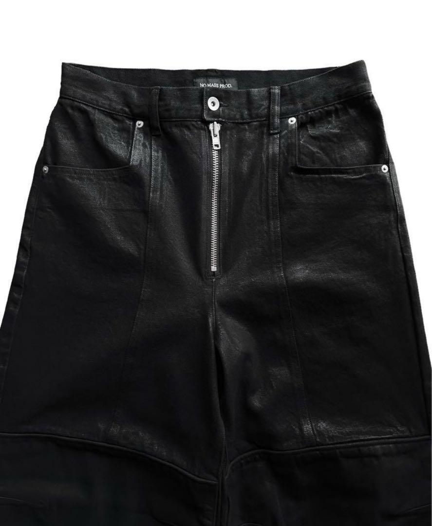 No Mass Production Baggy Moto Denim Cargo