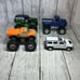 Hot Wheels Monster Jam Grave Digger Bad News Diecast Trucks Hummer Chevy set of