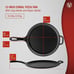 Cast Iron Comal Pizza Pan with a Long Handle 12-Inch