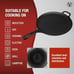 Cast Iron Comal Pizza Pan with a Long Handle 12-Inch