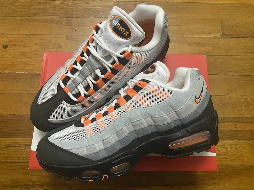 Size 10.5 - Nike Air Max 95 OG Big Bubble Bright Mandarin 2.0 Men's