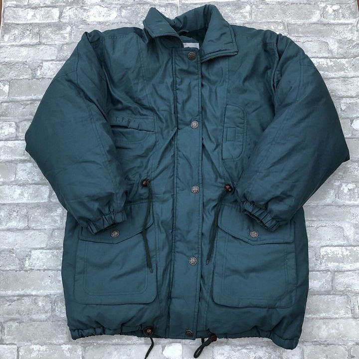 VTG 90s Triple Fat Goose Womens Winter Puffer Jacket Green Size Medium