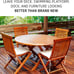 Teak Cleaner & Brightener - Restore Wood, No Oil, Pre-Finish Formula