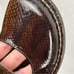 Alegria Mary Jane Shoes Paloma Patent Leather Brown Feliz Sz 37 Animal Print