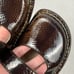 Alegria Mary Jane Shoes Paloma Patent Leather Brown Feliz Sz 37 Animal Print