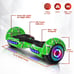 Hoverboard for Kids, with Bluetooth Speaker and LED Lights 6.5 Self Balancing S