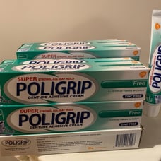 Poligrip Super Denture Adhesive (15 Tubes)