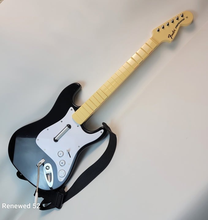 Fender Guitar Stratocaster Harmonix Rock Band Model 19091 Works No Dongle