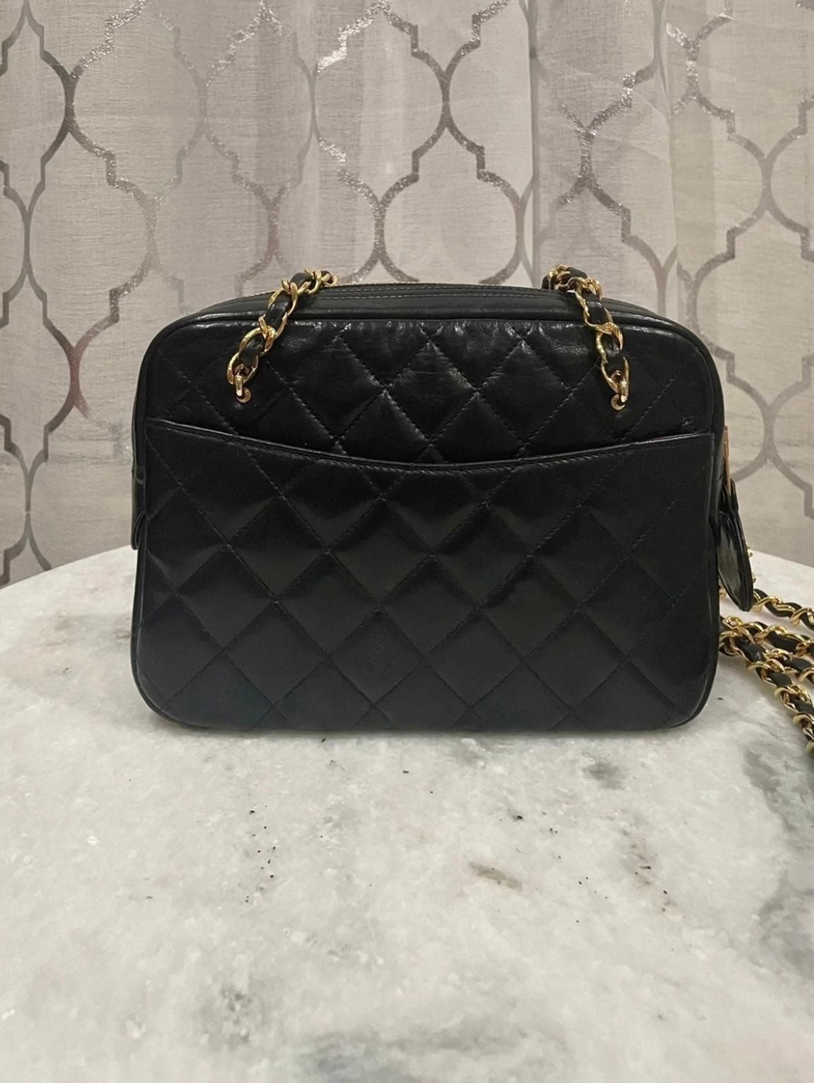 Classical Chanel Camera Bag in Quilted Lambskin