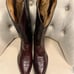 Tony Lama Burgundy Leather Men’s size 10.5 D Western Boots