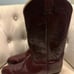 Tony Lama Burgundy Leather Men’s size 10.5 D Western Boots