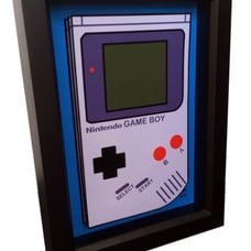 Nintendo Game Boy Video Game 3D Pop Art