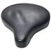 Vintage Smarter Mountain Bike Seat Black Leather Oversized