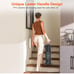 1500W Space Heater with Adjustable Thermostat, 18 PTC Fast Heating Ceramic Heat