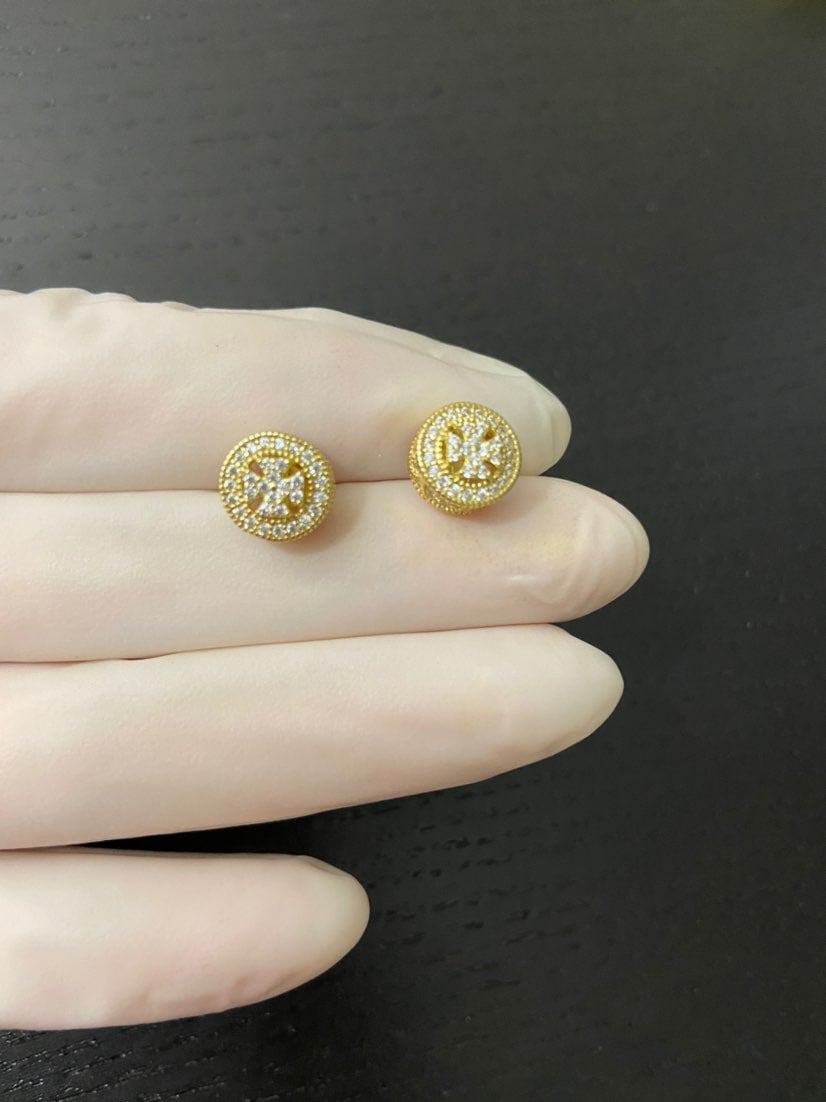 14k gold real sterling silver Earrings