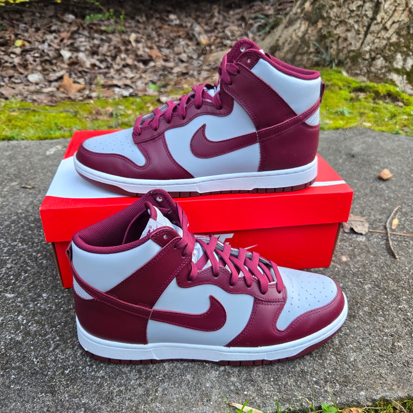 Nike Dunk HI Retro PRM Men's Size 11 Sail/Sail Khaki-LT
