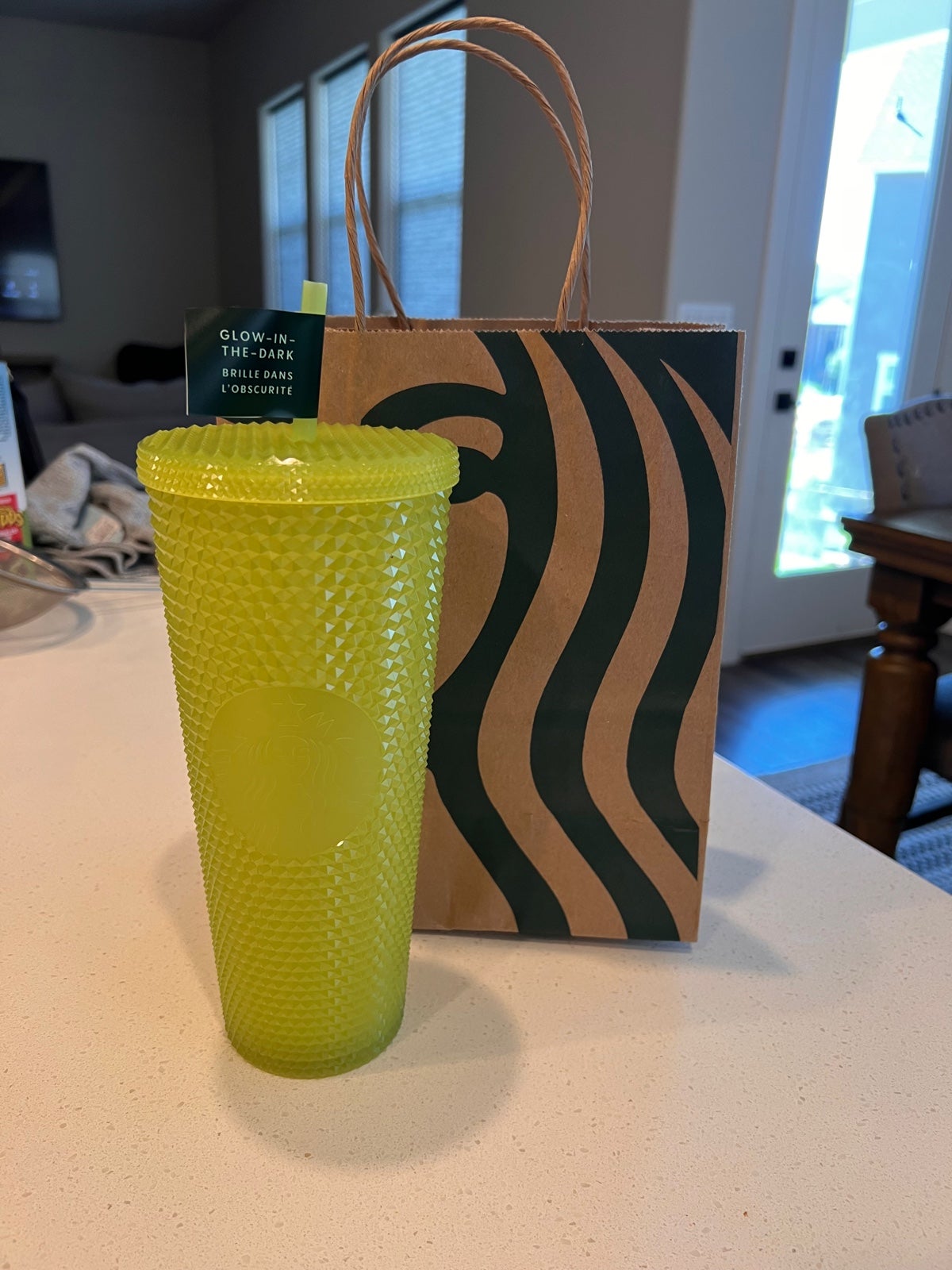 Starbucks Lemongrass Glow In the Dark Venti Studded ☆1☆