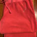 VTG Juicy Couture Size XL Pink Terry Cloth Athletic Track Pants Flared