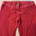 VTG Juicy Couture Size XL Pink Terry Cloth Athletic Track Pants Flared