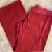 VTG Juicy Couture Size XL Pink Terry Cloth Athletic Track Pants Flared