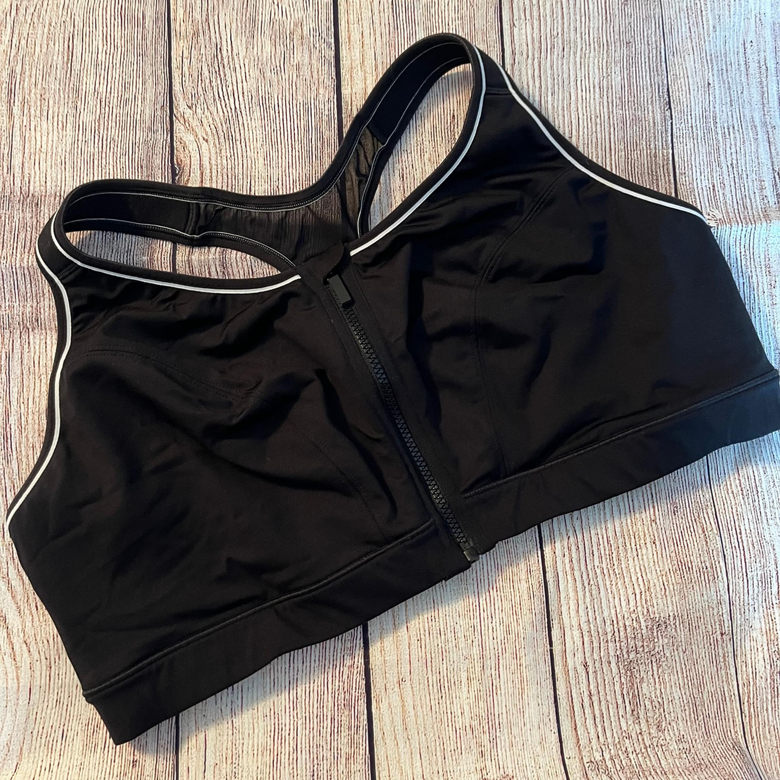Lane Bryant Livi Active Front Zip Sports Bra size 48D