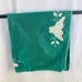 Vintage Green Table Runner Placemats Napkins Floral Applique Cottagecore 8 sets