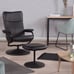 Recliner Office Chair Ergonom Seat Swivel with Ottoman