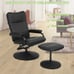Recliner Office Chair Ergonom Seat Swivel with Ottoman