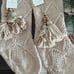 Knit beaded Christmas Stocking - Hearth & Hand Magnolia SET OF 2