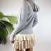 Vintage Y2K Juicy Couture Gray Casual Baddie Velour Tracksuit Hood Jacket /Sz: M