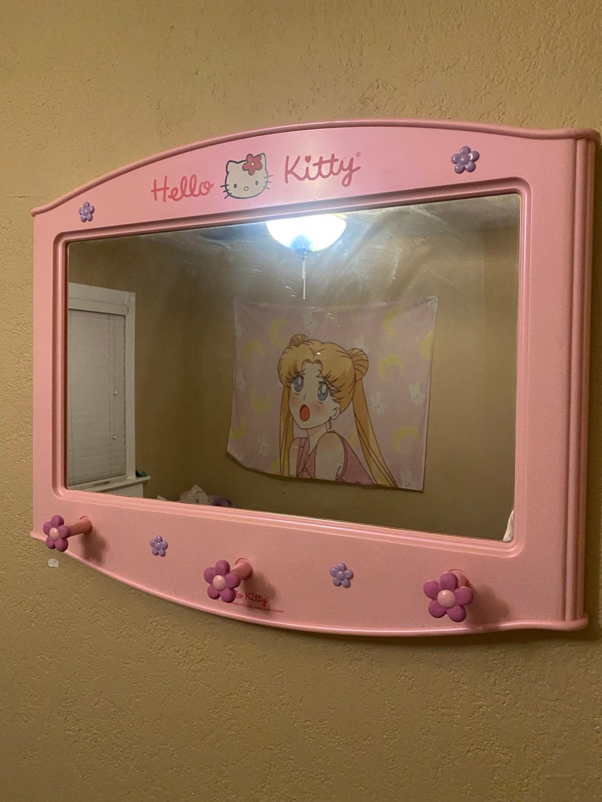 Vintage 01 Hello Kitty Mounted Mirror
