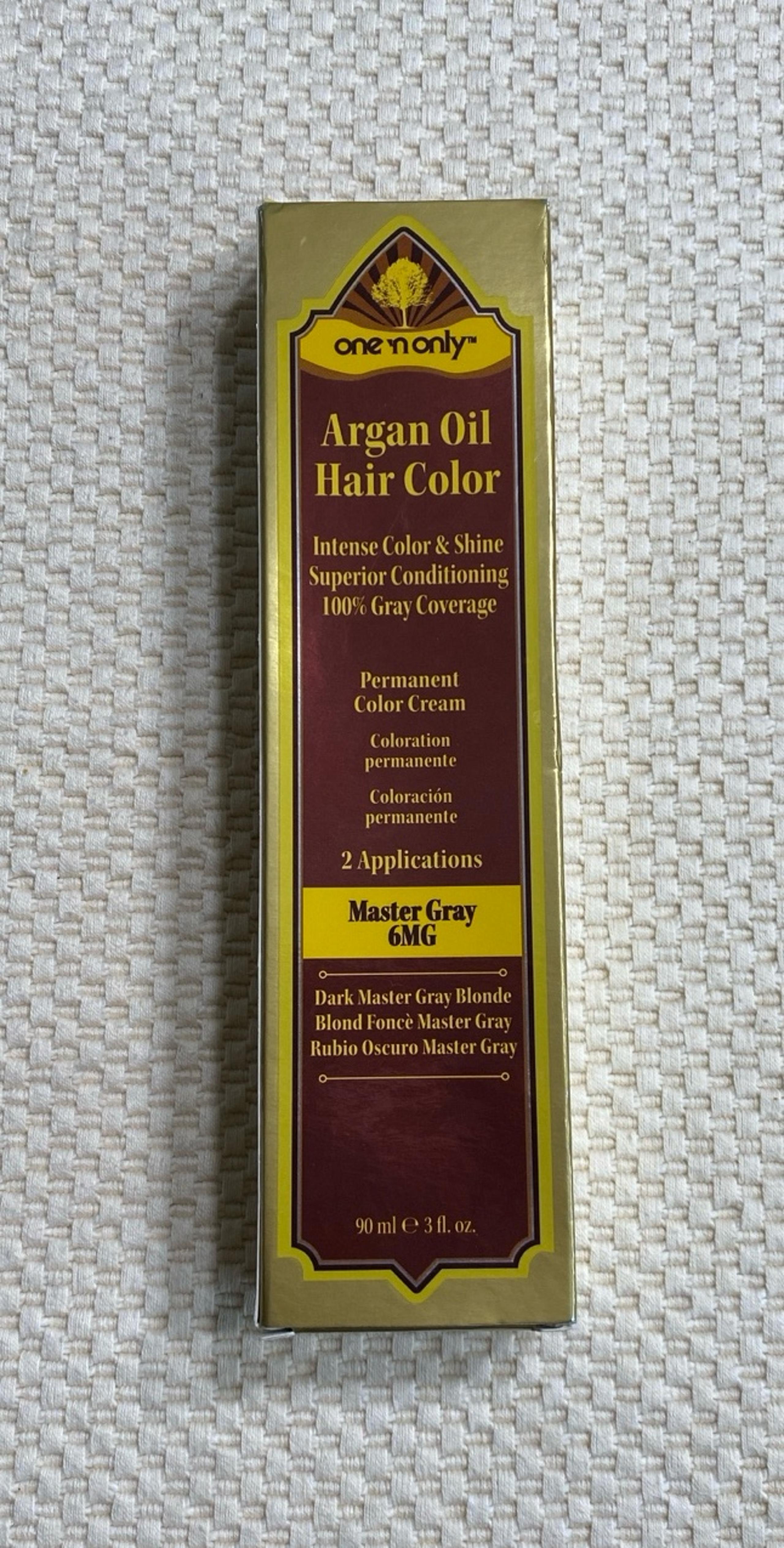 one ‘n only argan oil hair color 100% gray coverage  New In Box