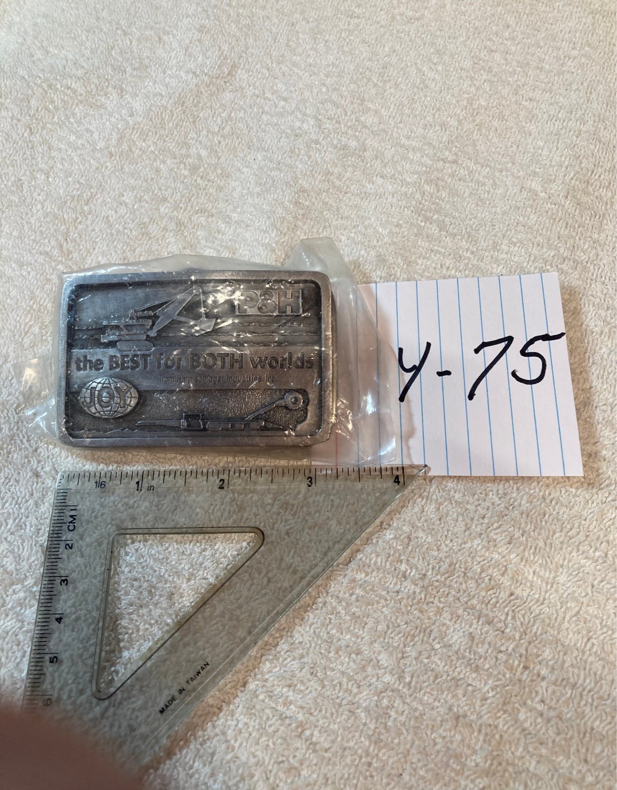 Joy ~ P & H ~ The Best for Both Worlds ~ Belt Buckle