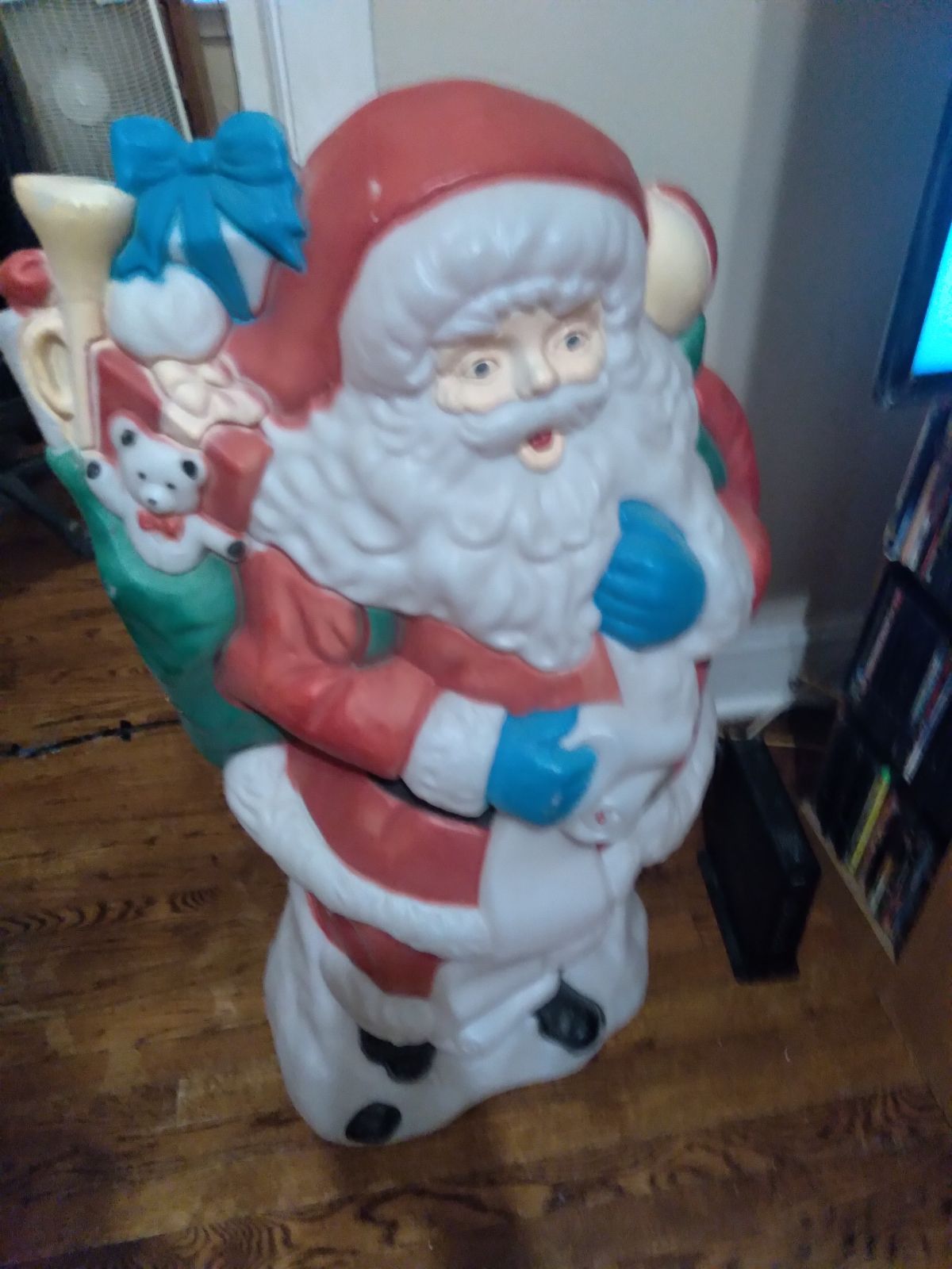 VINTAGE Santa's best Santa blowmold