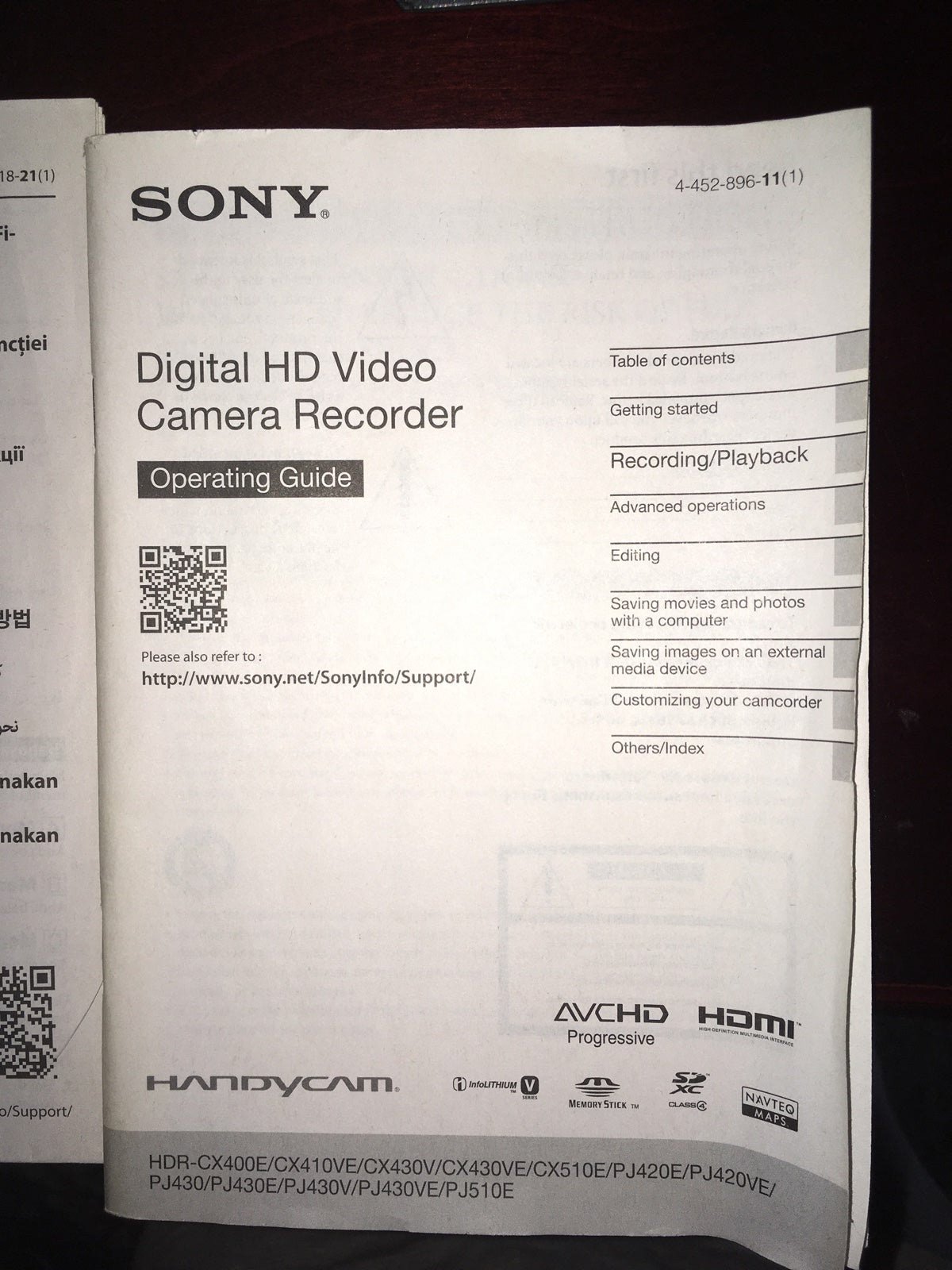 HDR-CX430V on sale Sony Handycam