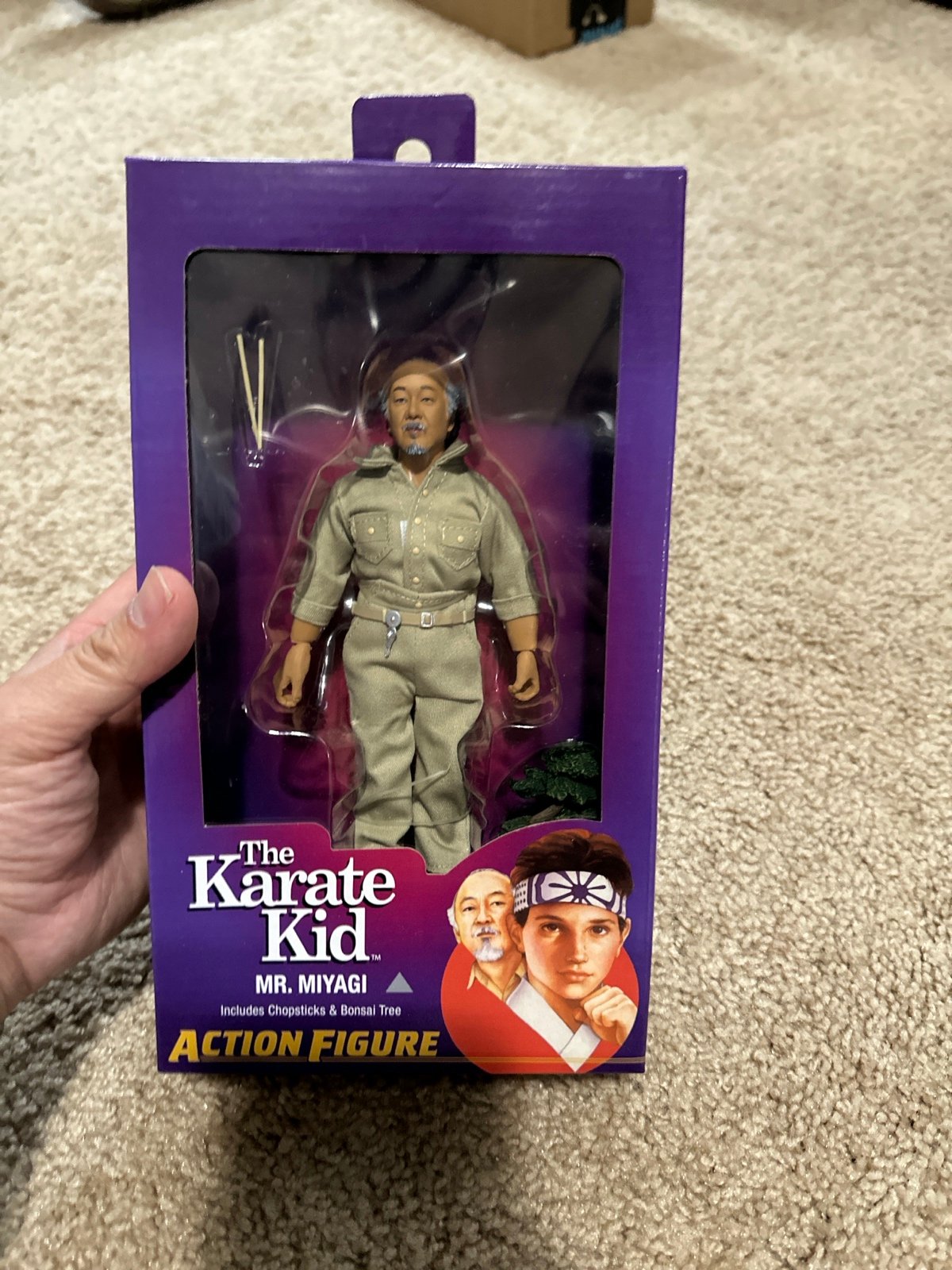 NECA The Karate Kid Mr. Miyagi Clothed Action Figure