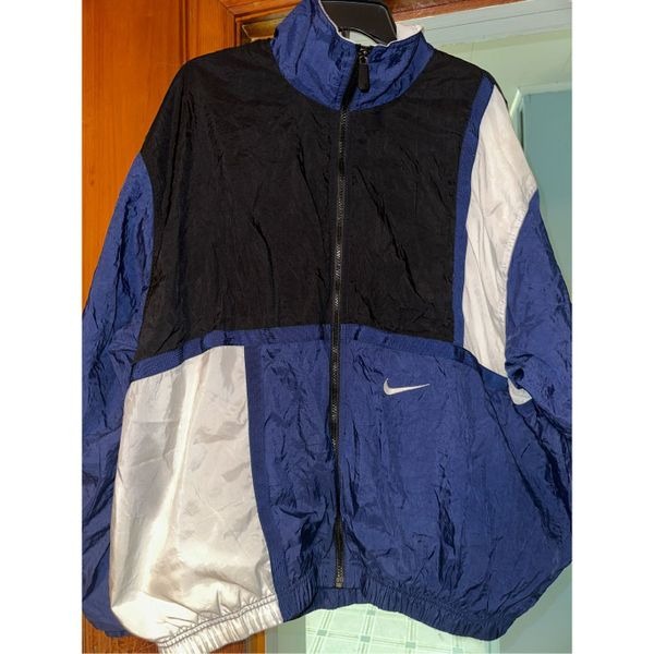 Vintage 90’s NIKE Big N Swoosh Colorblock Lined Windbreaker XL