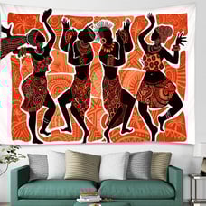 African Tribal Style Tapestry