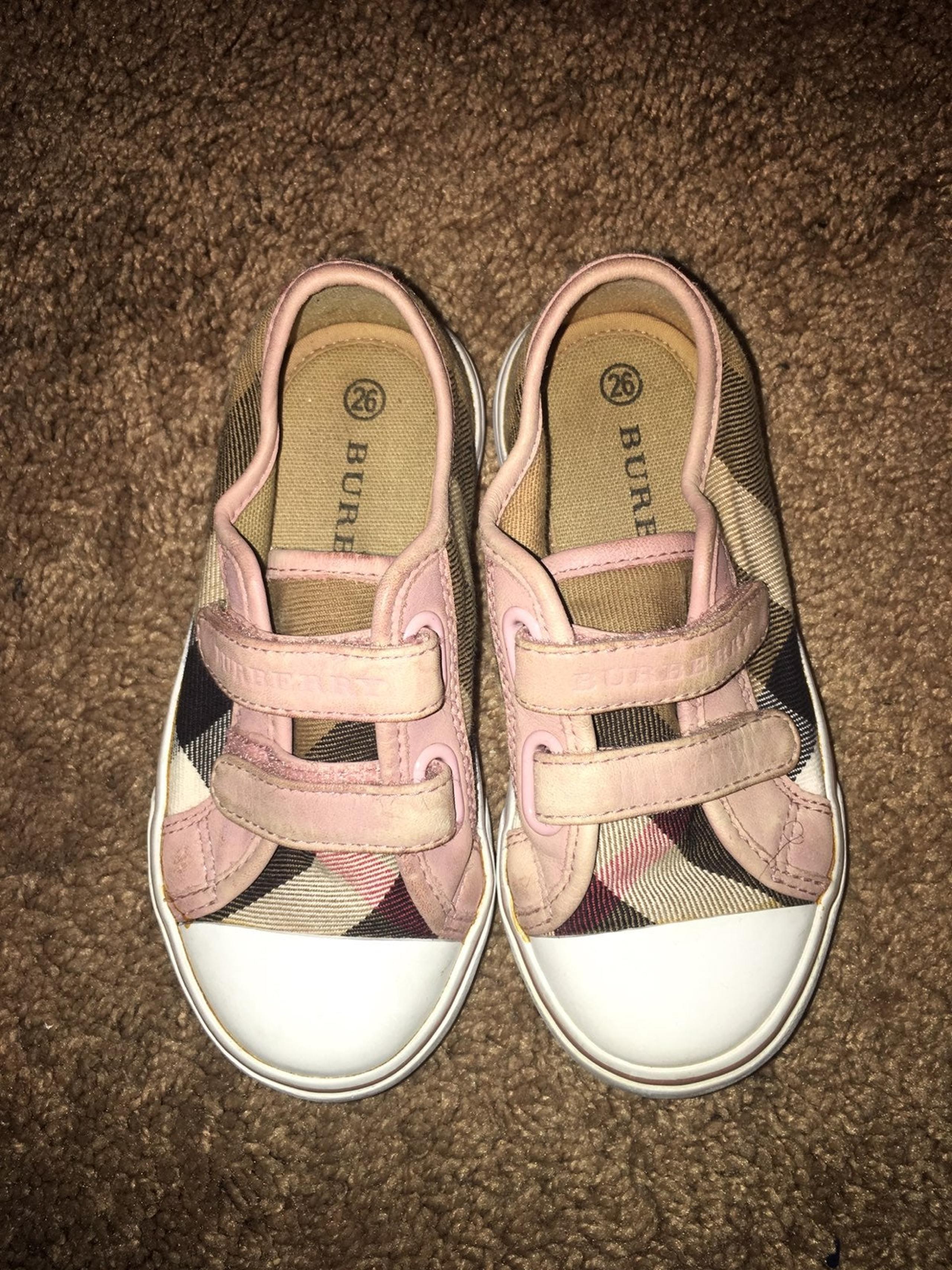 Size 26 Authentic Burberry Girl Shoes