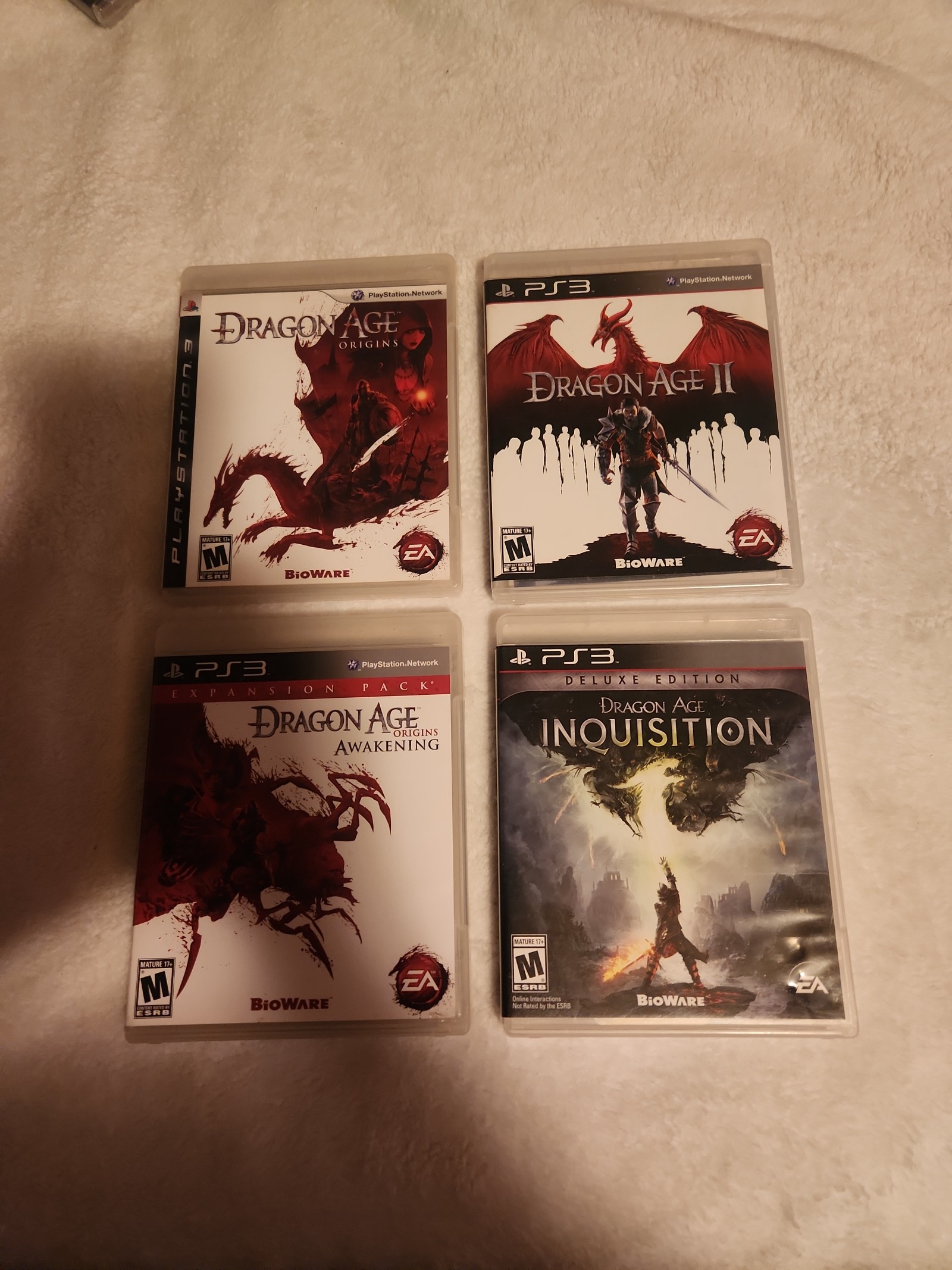 Dragon Age Playstation 3 lot