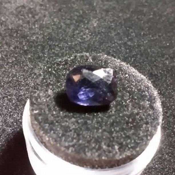 Natural Rare Iolite Cushion Cut/Checkerboard