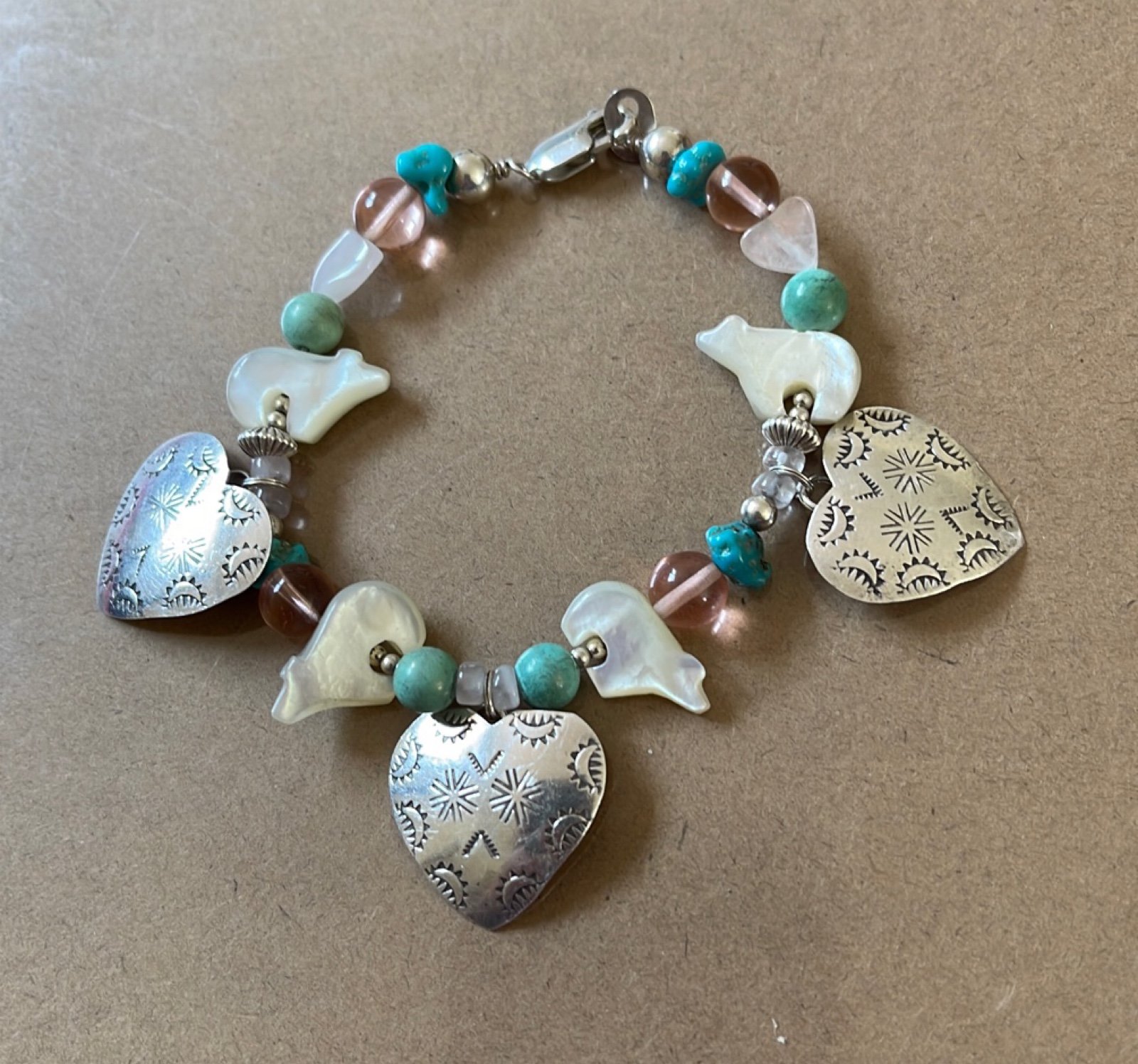 Sterling silver fetish Bracelet