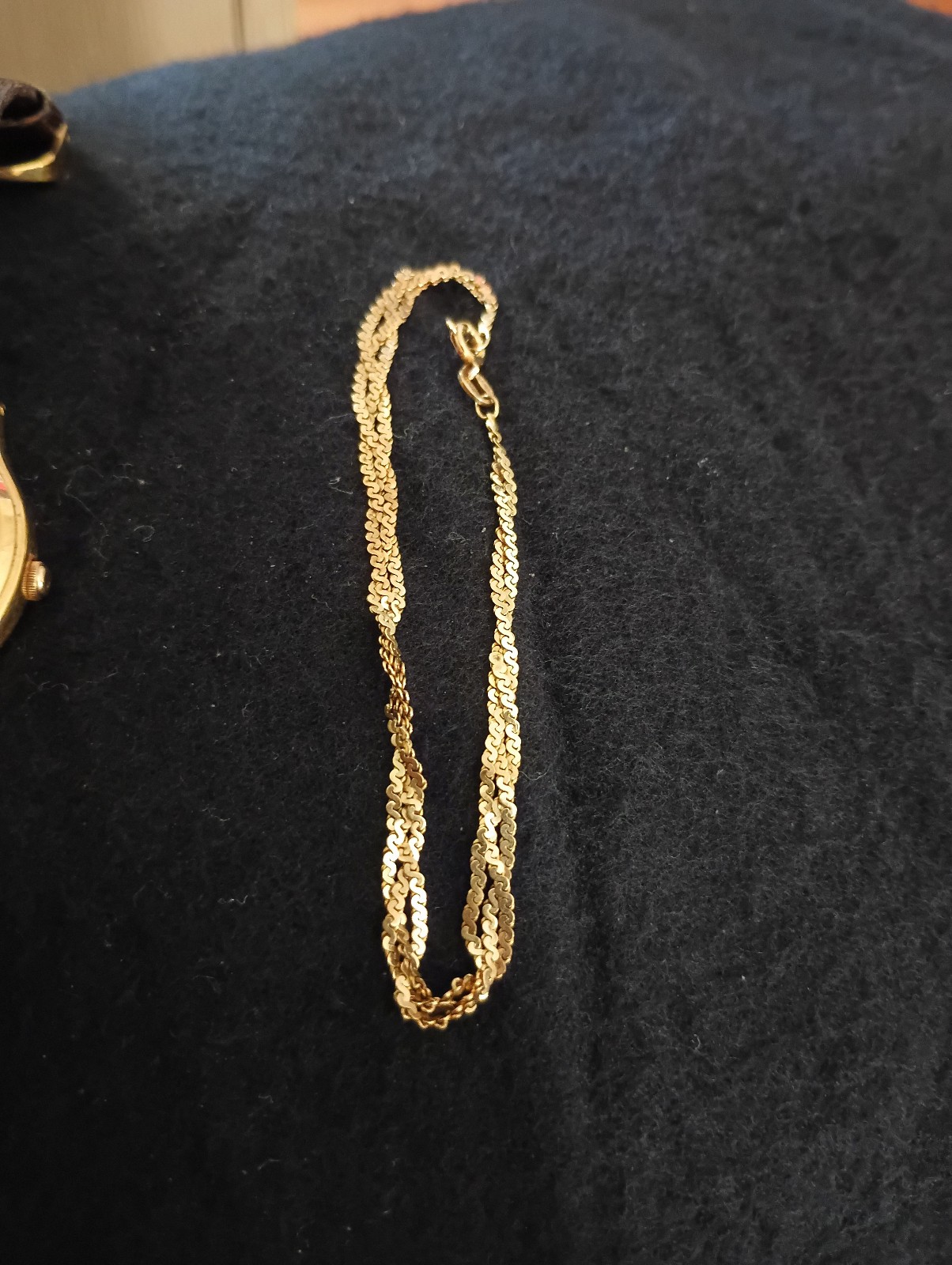 Vintage 14K Gold Braided Bracelet
